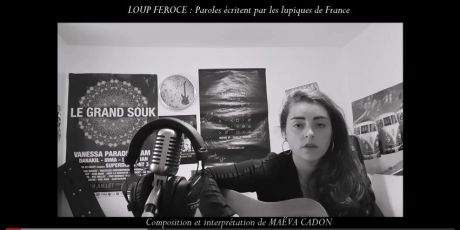 Maëva Cadon- "Loup féroce" - Association Lupus