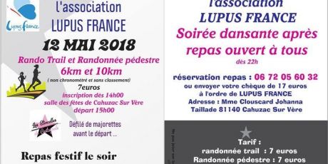 12 Mai 2018, Journée au profit de LUPUS FRANCE à Cahuzac sur vère ( 81 )